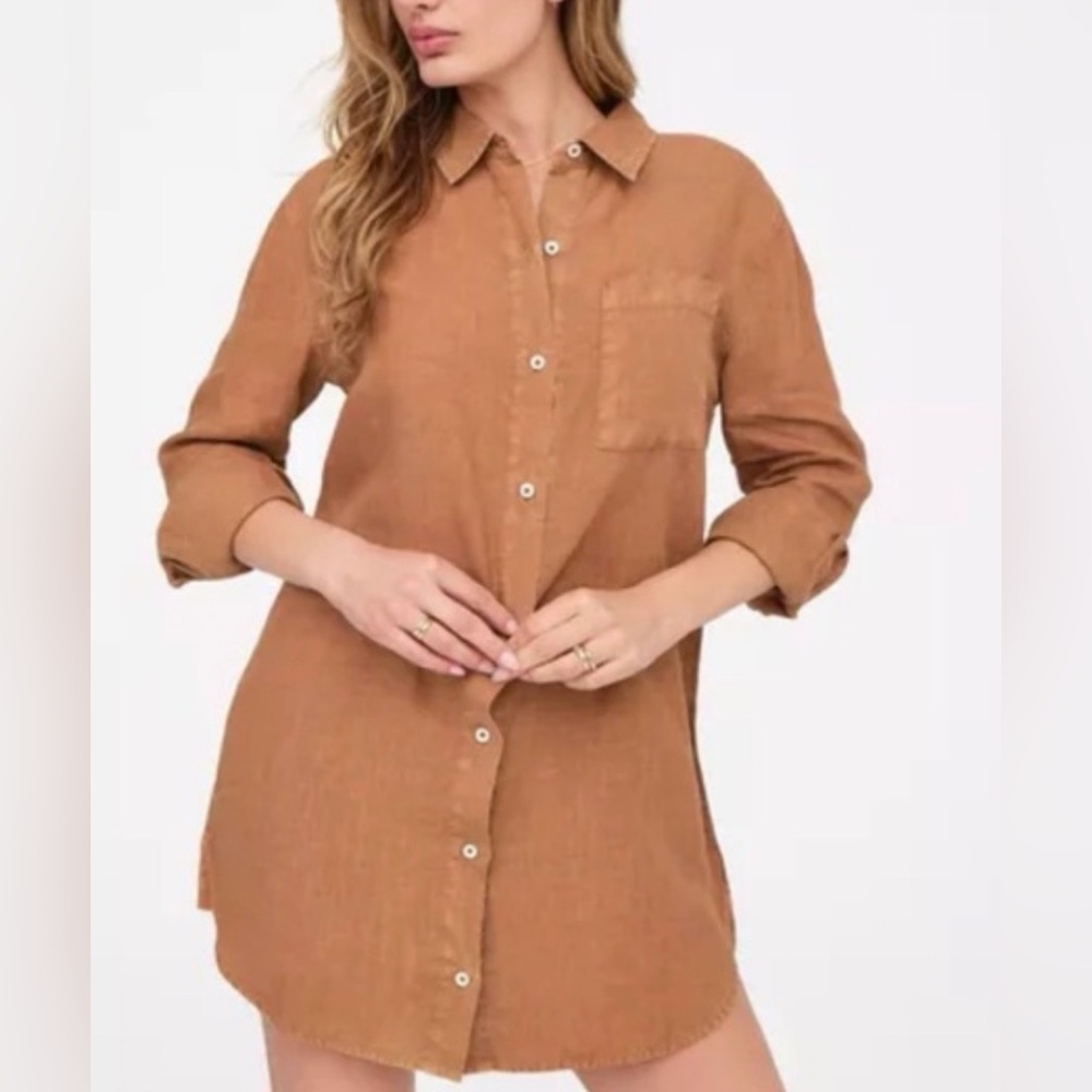MATE the Label Linen Shirt Dress